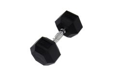 Гантель Perform Better Rubber Encased Hex Dumbbells 50 кг PB\0543-50\BK-00-00