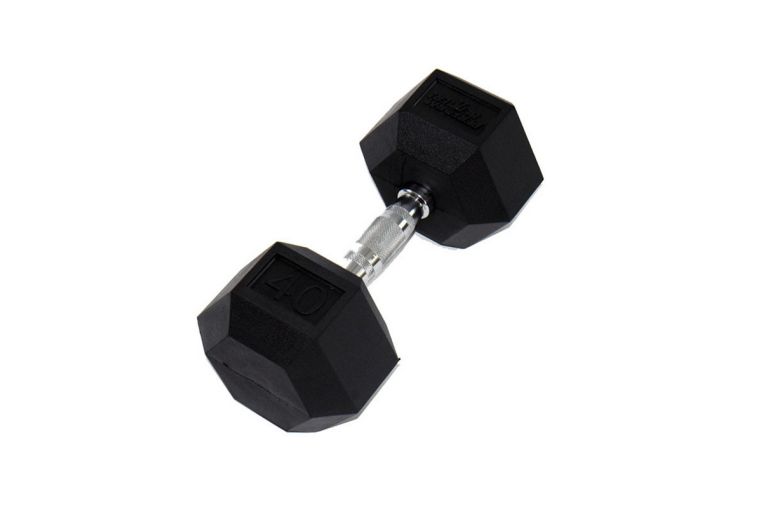 Гантель Perform Better Rubber Encased Hex Dumbbells 50 кг PB\0543-50\BK-00-00 