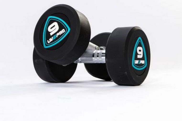 Гантели в уретане 8 кг Live Pro Studio Dumbbells LP8075-08 фото 2