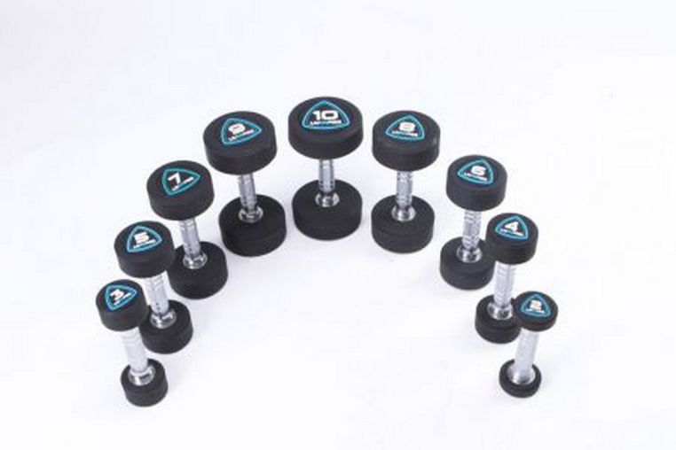 Гантели в уретане 8 кг Live Pro Studio Dumbbells LP8075-08 фото 3
