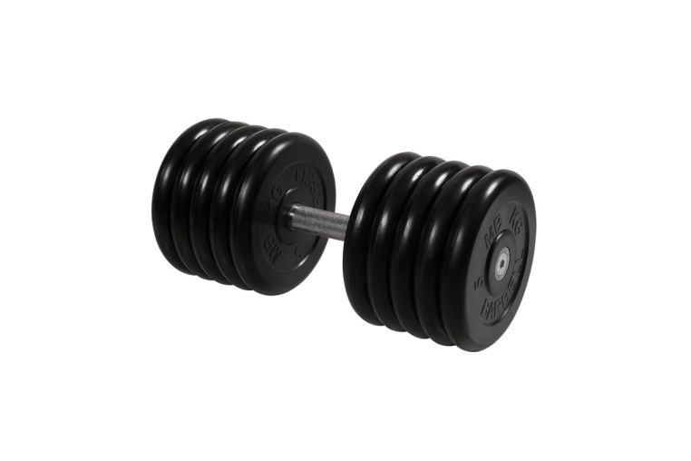 Гантель Профи с вращающающейся ручкой, 51 кг MB Barbell MB-FdbM-B51 