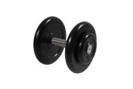 Гантель неразборная, с невращ. хром. ручкой, 13,5 кг MB Barbell MB-FdbM-BN13,5