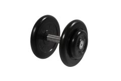 Гантель неразборная, с невращ. хром. ручкой, 13,5 кг MB Barbell MB-FdbM-BN13,5