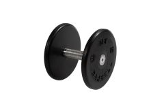Гантель неразборная, классик, с невращ. хром. ручкой, 8 кг MB Barbell MB-FdbEM-BN8