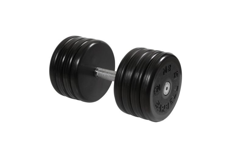 Гантель классик MB Barbell с вращающейся ручкой 50 кг MB-FdbEM-B50 