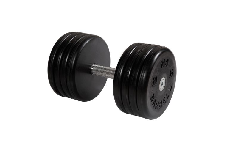 Гантель классик MB Barbell с вращающейся ручкой 40 кг MB-FdbEM-B40 