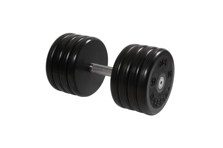 Гантель классик MB Barbell с вращающейся ручкой 48 кг MB-FdbEM-B48 