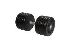 Гантель классик MB Barbell с вращающейся ручкой 53 кг MB-FdbEM-B53