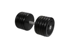 Гантель классик MB Barbell с вращающейся ручкой 54 кг MB-FdbEM-B54