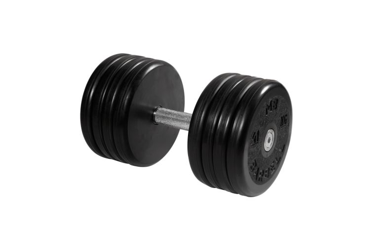 Гантель классик MB Barbell с вращающейся ручкой 41 кг MB-FdbEM-B41 