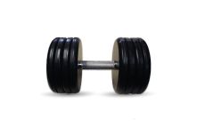 Гантель классик MB Barbell с вращающейся ручкой 47 кг MB-FdbEM-B47