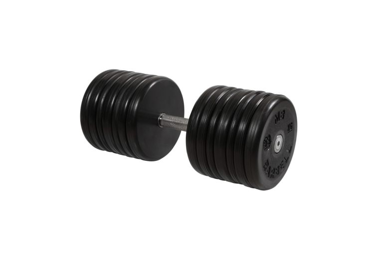 Гантель классик MB Barbell с вращающейся ручкой 59 кг MB-FdbEM-B59 