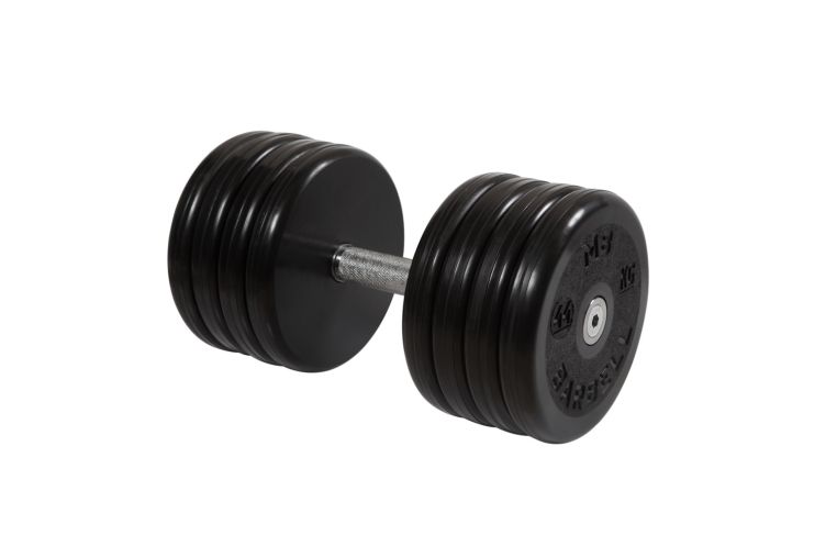 Гантель классик MB Barbell с вращающейся ручкой 44 кг MB-FdbEM-B44 