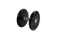 Гантель неразборная, классик, с невращ. хром. ручкой, 9 кг MB Barbell MB-FdbEM-BN9