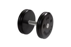 Гантель неразборная, классик, с невращ. хром. ручкой, 15 кг MB Barbell MB-FdbEM-BN15
