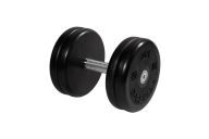 Гантель неразборная, классик, с невращ. хром. ручкой, 26 кг MB Barbell MB-FdbEM-BN26