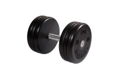 Гантель неразборная, классик, с невращ. хром. ручкой, 28 кг MB Barbell MB-FdbEM-BN28