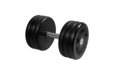 Гантель неразборная, классик, с невращ. хром. ручкой, 35 кг MB Barbell MB-FdbEM-BN35