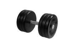 Гантель неразборная, классик, с невращ. хром. ручкой, 35 кг MB Barbell MB-FdbEM-BN35