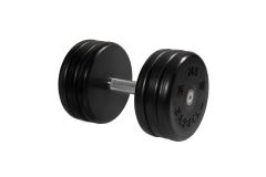 Гантель неразборная, классик, с невращ. хром. ручкой, 36 кг MB Barbell MB-FdbEM-BN36