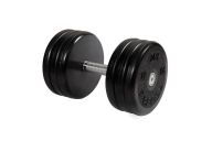 Гантель неразборная, классик, с невращ. хром. ручкой, 37 кг MB Barbell MB-FdbEM-BN37