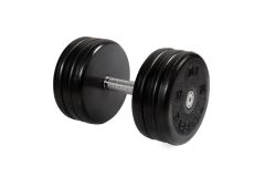 Гантель неразборная, классик, с невращ. хром. ручкой, 37 кг MB Barbell MB-FdbEM-BN37