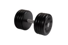 Гантель неразборная, классик, с невращ. хром. ручкой, 40 кг MB Barbell MB-FdbEM-BN40