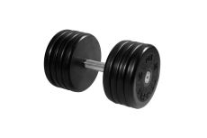 Гантель неразборная, классик, с невращ. хром. ручкой, 41 кг MB Barbell MB-FdbEM-BN41