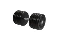 Гантель неразборная, классик, с невращ. хром. ручкой, 53 кг MB Barbell MB-FdbEM-BN53