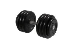 Гантель неразборная, с невращ. хром. ручкой, 36 кг MB Barbell MB-FdbM-BN36