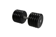 Гантель неразборная, с невращ. хром. ручкой, 51 кг MB Barbell MB-FdbM-BN51