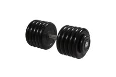 Гантель неразборная, с невращ. хром. ручкой, 53,5 кг MB Barbell MB-FdbM-BN53,5