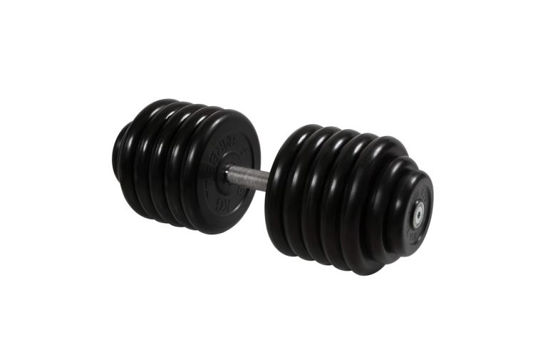 Гантель неразборная, с невращ. хром. ручкой, 58,5 кг MB Barbell MB-FdbM-BN58,5 