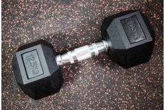 Гантель шестигранная (гексагональная) Stecter 12,5 кг 2302