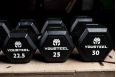 Гантель обрезиненная YouSteel HEX DB 22,5 кг фото 5