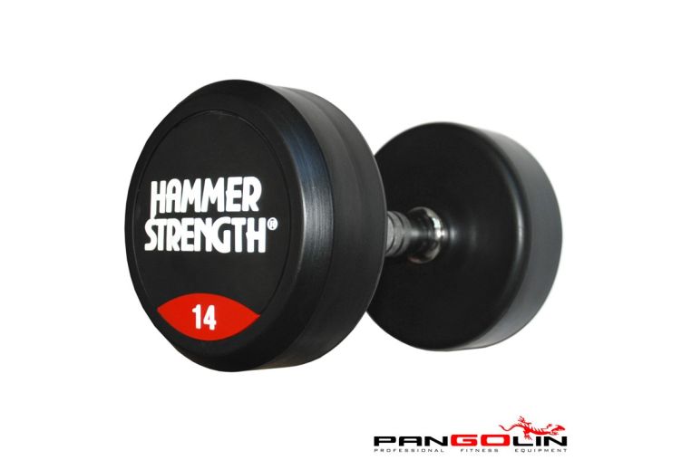 Гантель круглая, обрезиненная, номинал веса - 2 кг Hammer DB145А фото 2