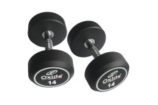 Гантель обрезиненная круглая Oxide Fitness DB145А 4 кг