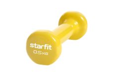 Гантель виниловая Core Star Fit DB-101 0,5 кг, желтый, 2 шт