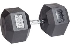 Гантель гексагональная обрезиненная ZSO 60 кг