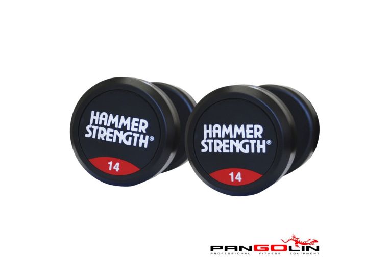 Гантель круглая, обрезиненная, номинал веса - 24 кг Hammer DB145А фото 1