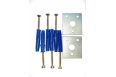 Турник в проем распорный Sport Elite 120-140 см ES-0666 черный фото 1