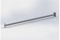 Турник настенный угловой 80см Spektr Sport Тантум 1, серый