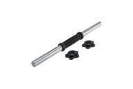 Гриф гантельный D25, L450 Starfit BB-105 замок-гайка пластик