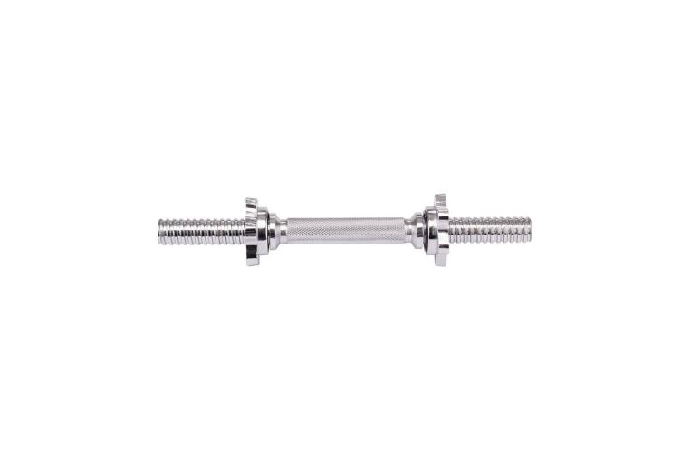 Гриф гантельный Star Fit Core 35 см, d25мм, металлический, хромированный BB-107 фото 3