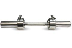 Гриф гантельный D50, L710 MB Barbell стопорный MB-BarM50-710L