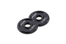 Диск чугунный 0,5 кг Star Fit d26 мм BB-204 черный, 2 шт