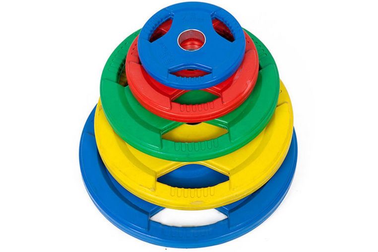 Диск обрезиненный Sportex d50 мм, 2,5 кг B33052/OPL-50-2.5 желтый 