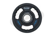 Диск олимпийский Oxide Fitness OWP02 D50мм полиуретановый, с 3-мя хватами, черный 2,5кг.