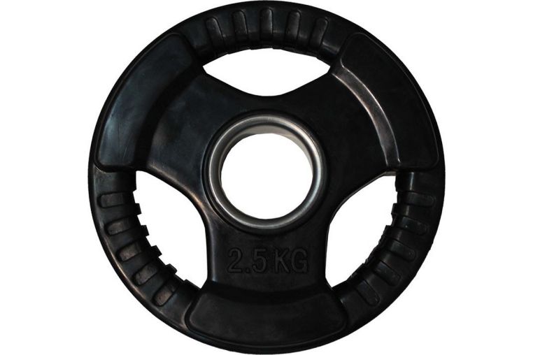 Диск обрезиненный ZSO черный 3 Handle D-51мм 2,5кг 