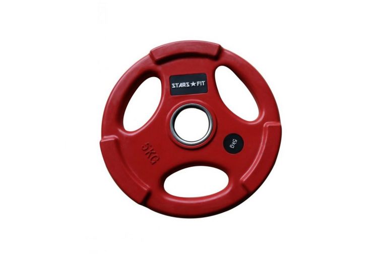 Диск олимпийский 5 кг Grome Fitness WP074C цветной 